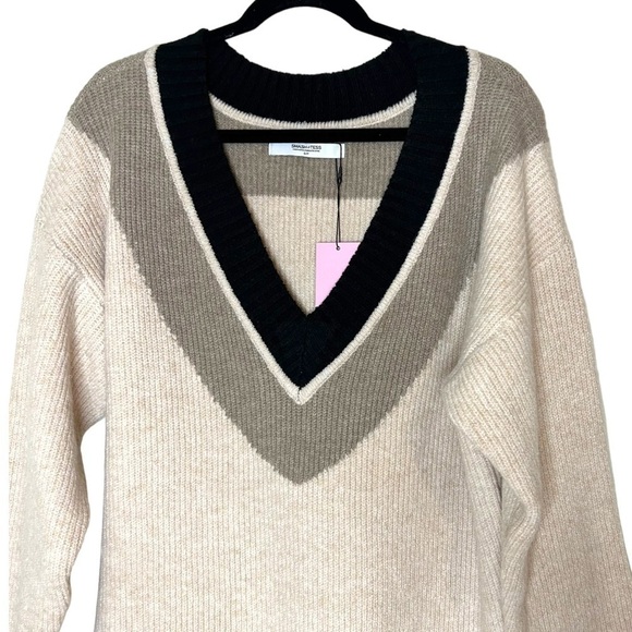 SMASH + Tess Wren Dress- Birch Combo Sweater Dress - Picture 7 of 13